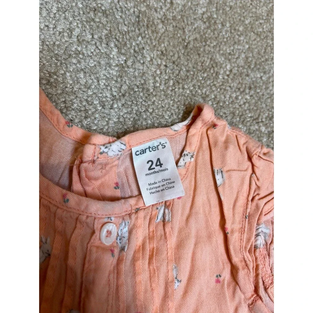 lot of 4 Carter's‎ baby girl sweaters dress size 24m long sleeve